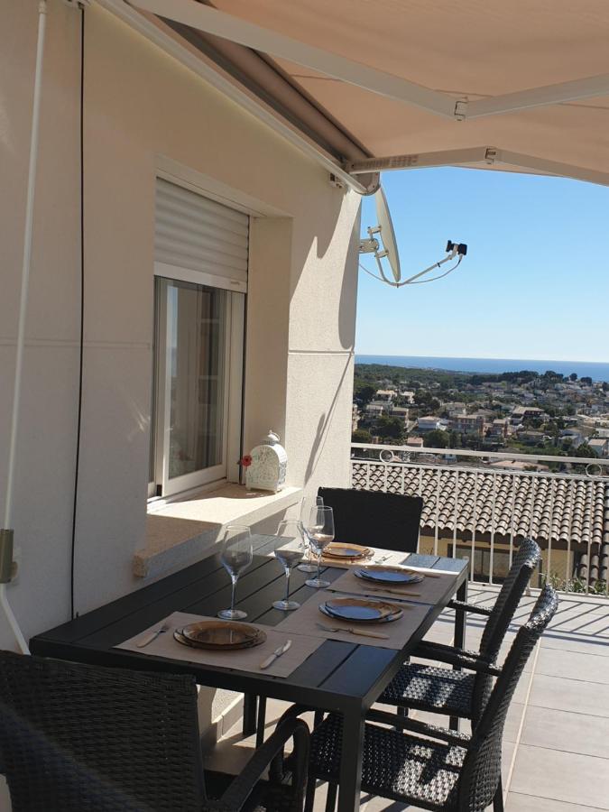 Precioso Apartamento Con Vista Al Mar Calafell Luaran gambar